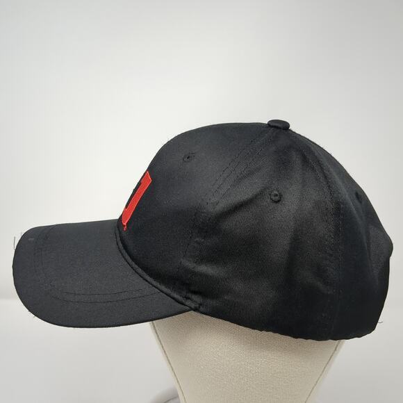 Jimmy John's Snapback Cap Black One Size Adjustable Embroidered Vented Holes - Picture 3 of 9